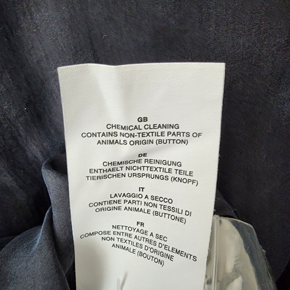 Closed Navy Silk Blouse - Picture 3 of 9